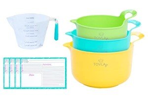 Tovla Jr. Kids Mixing Bowl and Pitcher Set