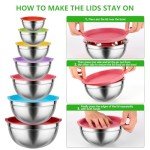 Colorful Kid-Friendly Mixing Bowls Set - 26 PCS