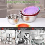 Colorful Kid-Friendly Mixing Bowls Set - 26 PCS