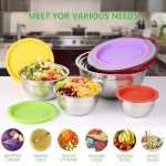 Colorful Kid-Friendly Mixing Bowls Set - 26 PCS