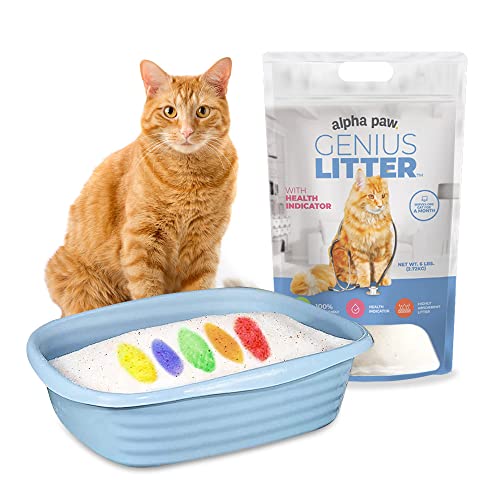 Alpha Paw Genius Cat Litter - Odor Control Crystals