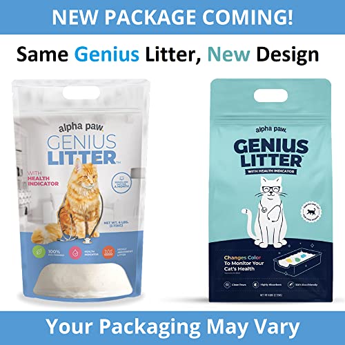 Alpha Paw Genius Cat Litter - Odor Control Crystals