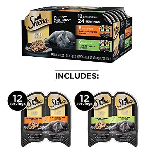 Sheba Chicken & Turkey Wet Cat Food Trays