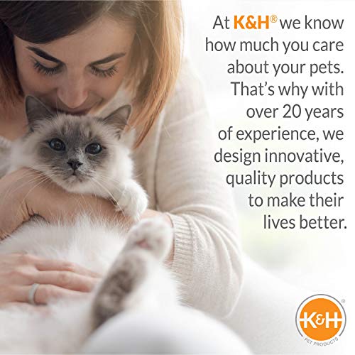 K&H Kitty Schweller Fleece Bed, 35.6 x 61 cm