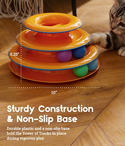 Petstages Tower of Tracks - Interactive Cat Toy