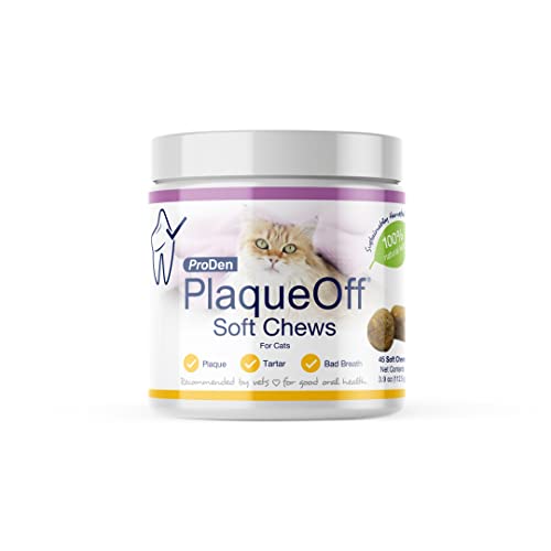 PlaqueOff Soft Chews for Healthy Cat Teeth