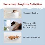 Ruby Road Wall-Mounted Cat Hammock Shelf with Steps