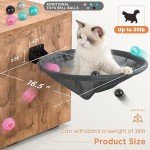 Foldable Wall-Mounted Cat Hammock Bed - Gray