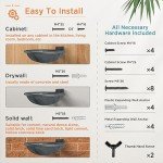 Foldable Wall-Mounted Cat Hammock Bed - Gray