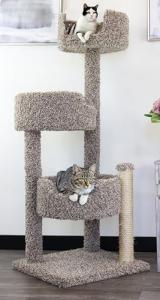 Deluxe Cat Condo Scratching Post
