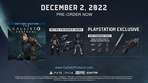 The Callisto Protocol Day One Edition for PS5