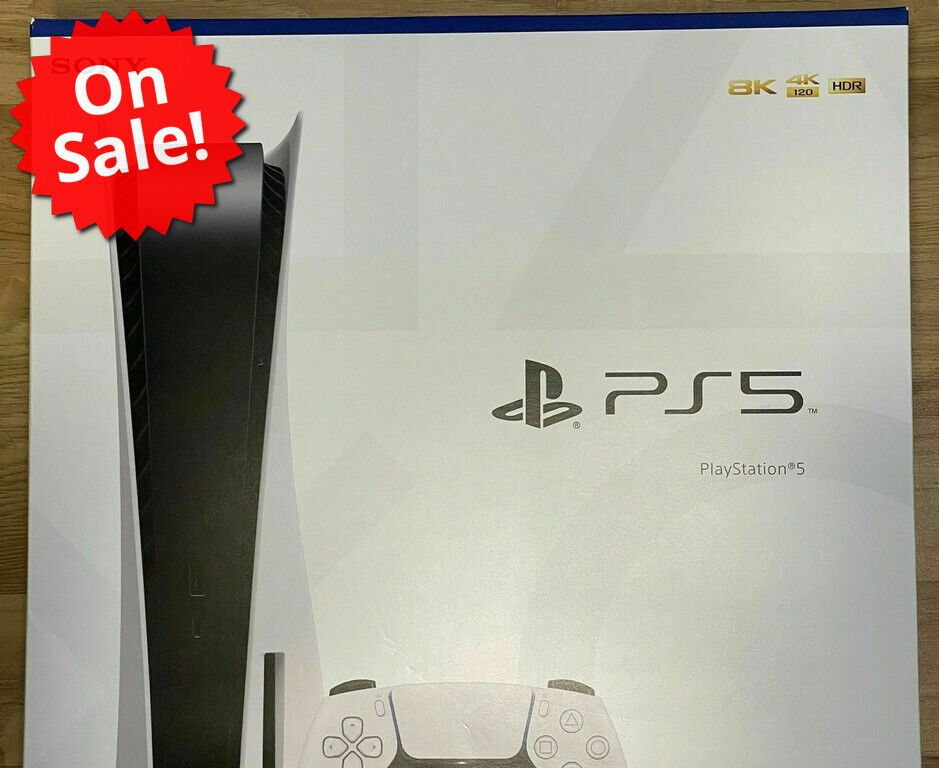 Sony PS5 Disc Edition Console with 3 Games