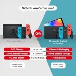 Nintendo Switch - Neon Red & Blue Joy-Con