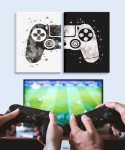 Framed Gamepad Canvas Wall Art for Gamers
