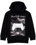 PlayStation Kids Black Hoodie with Japanese Logo