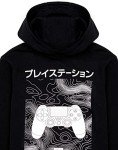 PlayStation Kids Black Hoodie with Japanese Logo