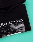 PlayStation Kids Black Hoodie with Japanese Logo