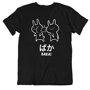 Funny Baka Rabbit Anime T-Shirt for Men & Women