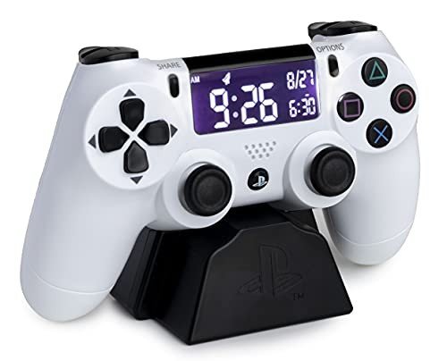 PlayStation Controller Alarm Clock (White)