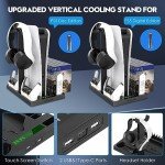 PS5 Storage and Cooling Station with Controller Charging