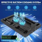 PS5 Storage and Cooling Station with Controller Charging