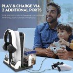 PS5 Storage and Cooling Station with Controller Charging