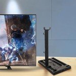 PS5 Storage and Cooling Station with Controller Charging