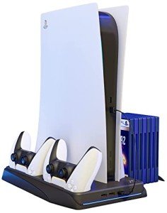 PS5 Cooling Stand & Dual Controller Charger