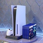 PS5 Cooling Stand & Dual Controller Charger