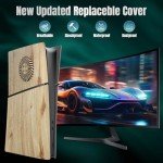 Woodgrain Faceplate for PS5 Slim Console
