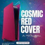Cosmic Red PS5 Faceplate Cover for Disc Edition