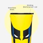 Marvel Wolverine Travel Coffee Mug with Lid