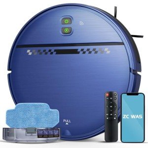 ZC WAS 2-in-1 Robot Vacuum and Mop Combo