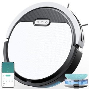 KIPVVO V3 Robot Vacuum Mop Combo with App Control