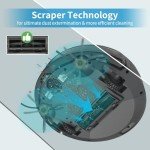 AIRROBO Robot Vacuum Mop with Strong Suction Power