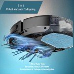 2-in-1 Robot Vacuum and Mop with Wi-Fi Control