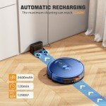 2-in-1 Robot Vacuum and Mop Combo with App