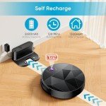 Ecodlet Slim Robot Vacuum with Strong Suction