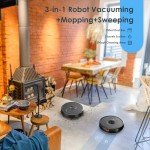 Smart Robot Vacuum Mop Combo for Pet Hair