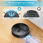 Ecodlet Slim Robot Vacuum with Strong Suction