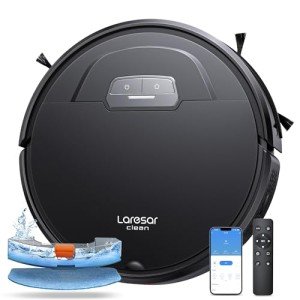 Laresar Robot Vacuum Mop Combo with Strong Suction
