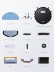 Laresar Robot Vacuum Mop Combo with Strong Suction
