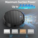 Ecodlet Slim Robot Vacuum with Strong Suction