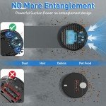Ecodlet Slim Robot Vacuum with Strong Suction