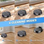 Smart Robot Vacuum Mop Combo with WiFi & Alexa