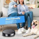 Smart Robot Vacuum Mop Combo with WiFi & Alexa