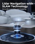 Laresar Clean Robot Vacuum Mop Combo with Self-Emptying