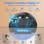 Giomre 3-in-1 Self-Emptying Robot Vacuum Mop