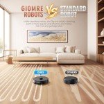 Giomre 3-in-1 Self-Emptying Robot Vacuum Mop