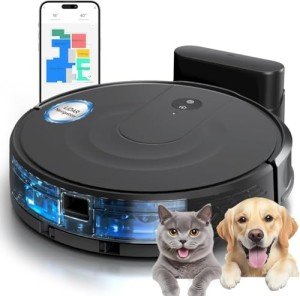Kewbily LiDAR Robot Vacuum Mop Combo